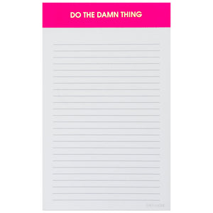 Do the Damn Thing Notepad