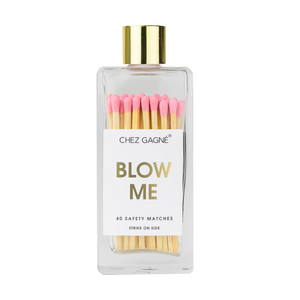 Blow Me - Glass Bottle Matches