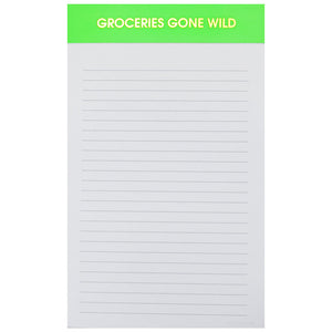 Groceries Gone Wild Notepad