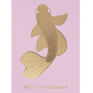 Koi Fish Metal Bookmark