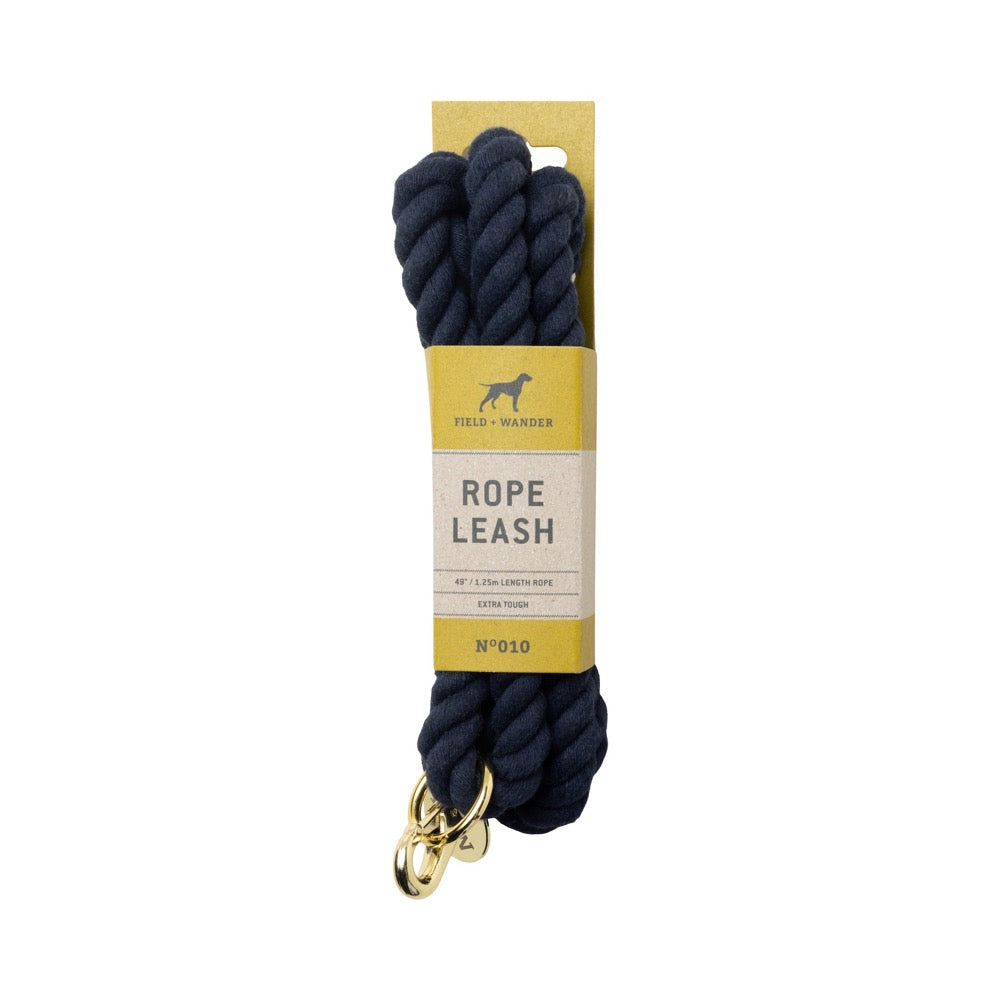 Navy - Rope Leash