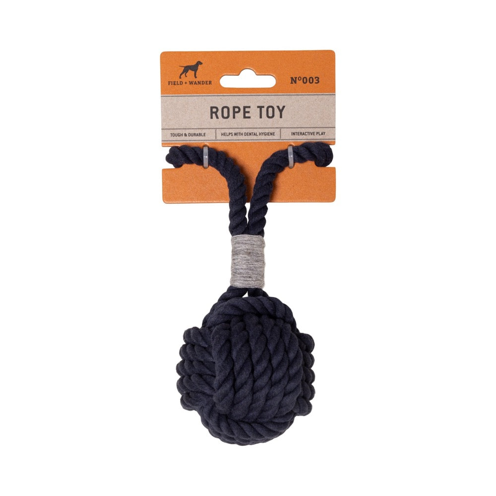 Navy Rope Dog Toy