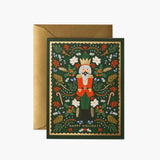 Evergreen Nutcracker Card