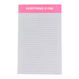 Everything is Fine Notepad