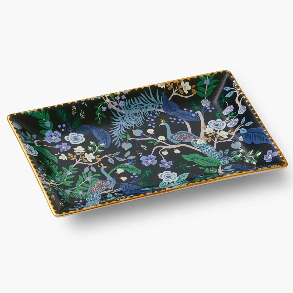 Peacock Catchall Tray