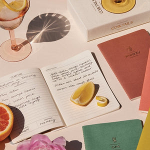 Cocktail Recipe Notebooks-Set of 5