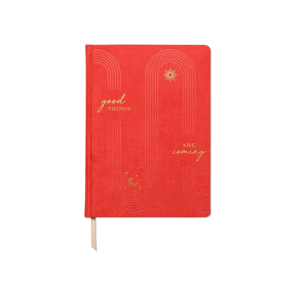 Jumbo Cloth Journal - Good Things Are Coming