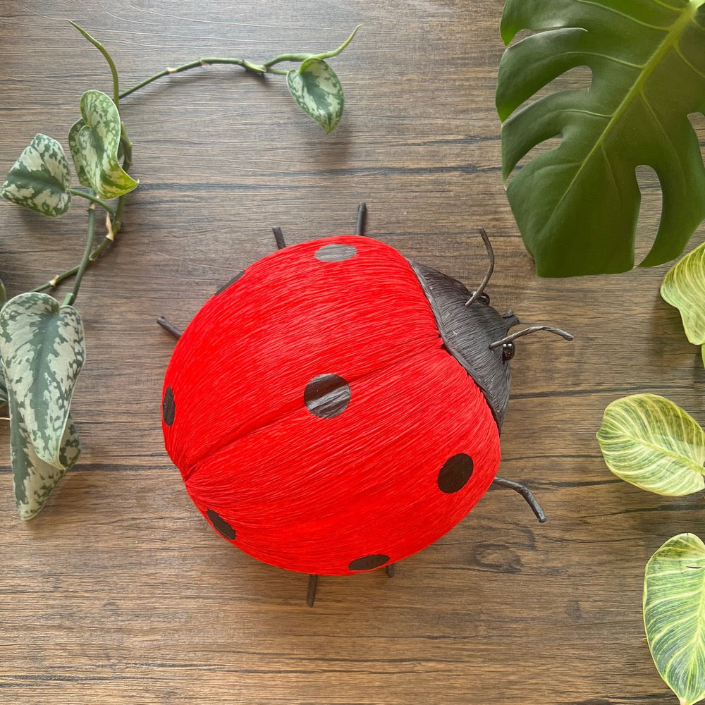 Handmade Red Paper Ladybug