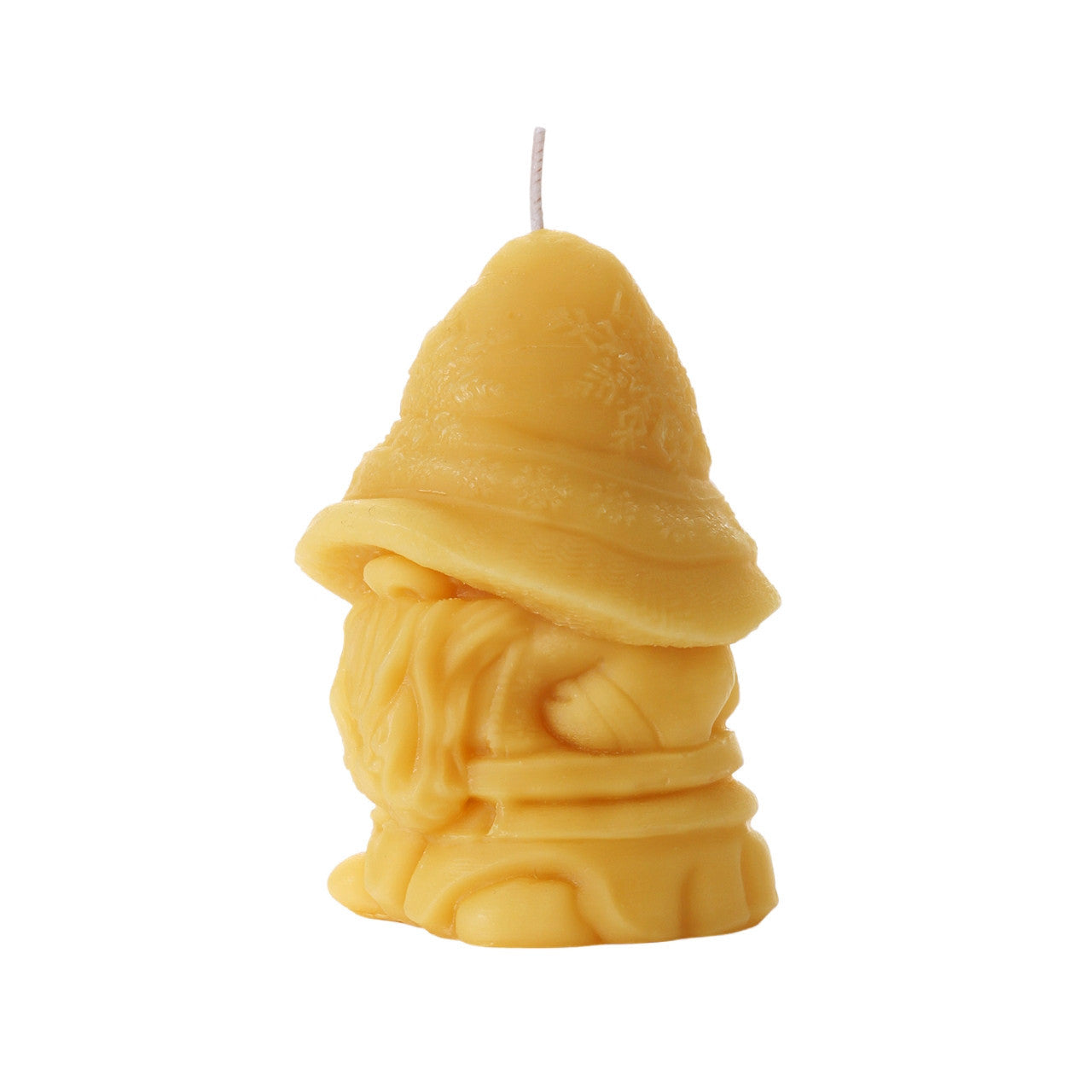 Large Holiday Gnome Beeswax Candle