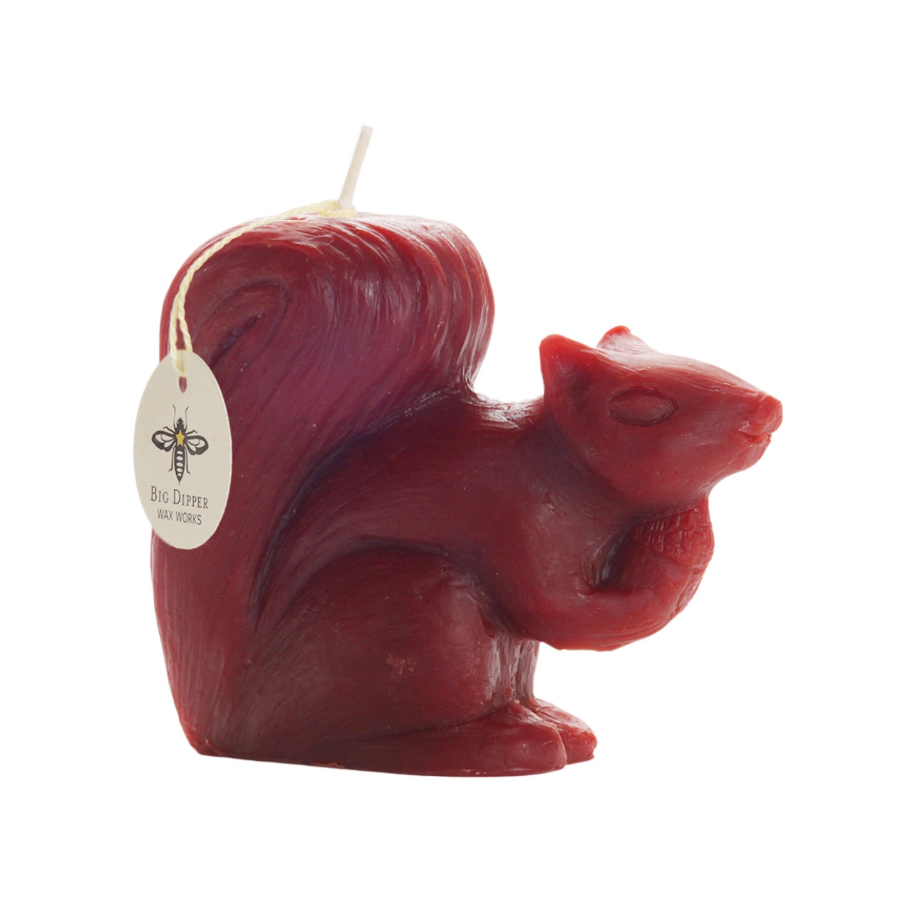 Squirrel Beeswax Candle