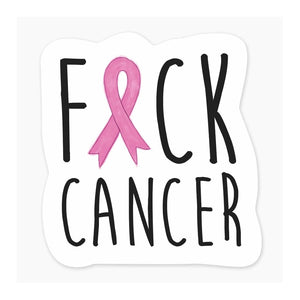 Fuck Cancer - 3" Sticker