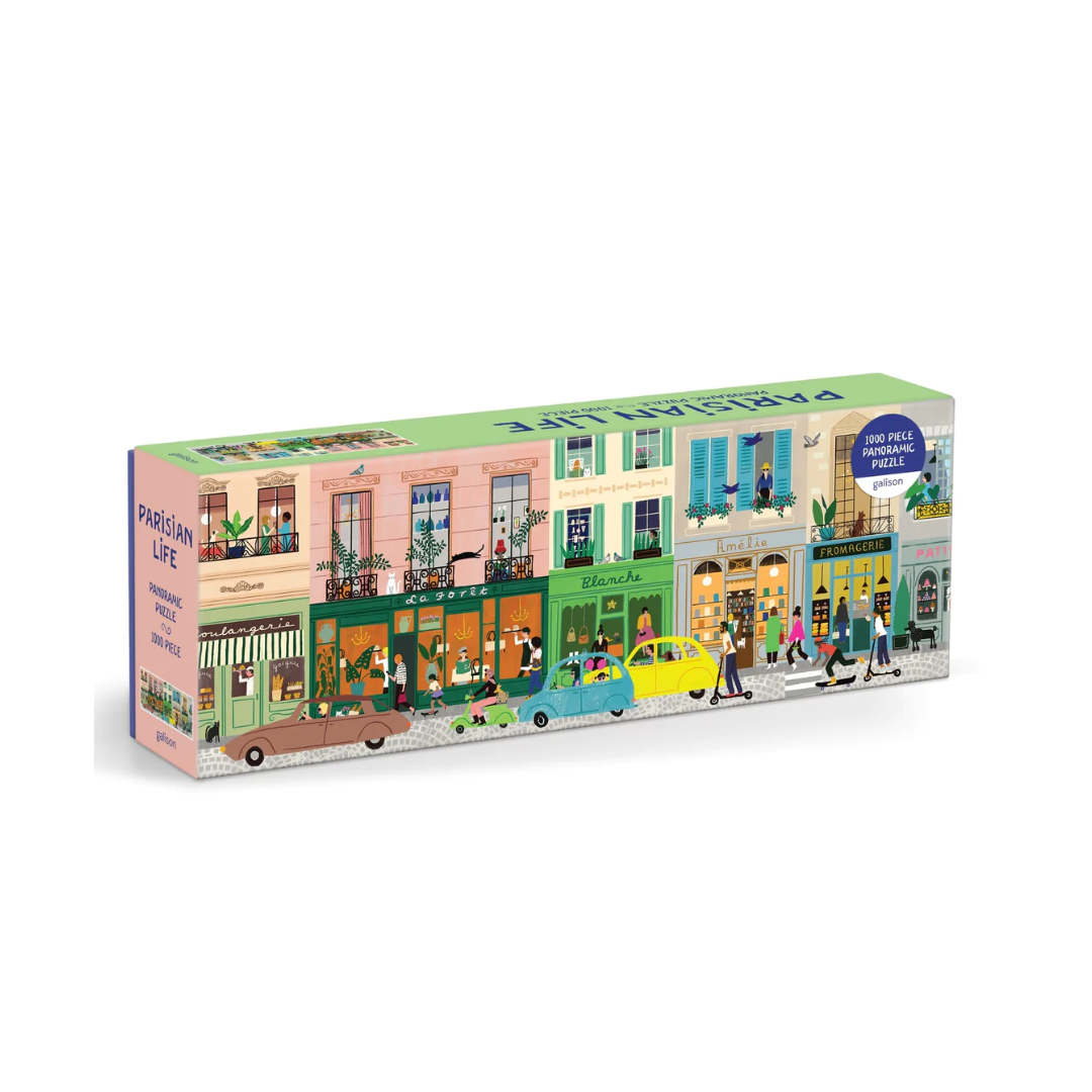 Parisian Life 1000 Piece Panoramic Puzzle