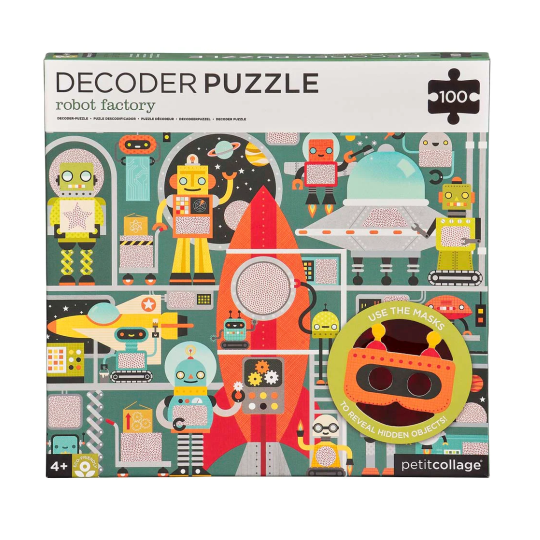 Robot Factory 100-Piece Decoder Puzzle