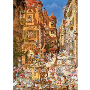 Romantic Town by Day - 1000pc Jigsaw Puzzle (Ryba)