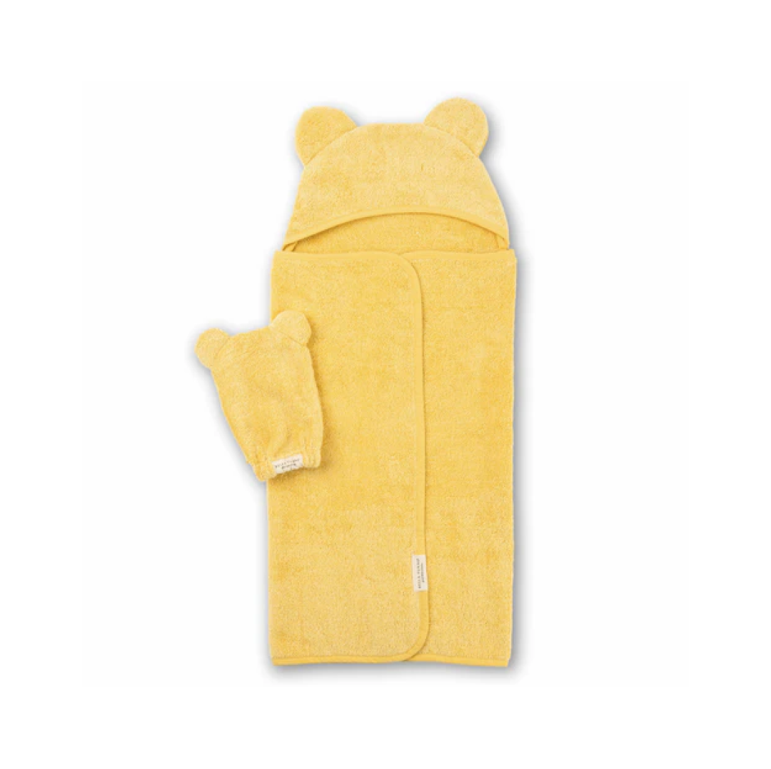 Hooded Towel + Wash Mitt