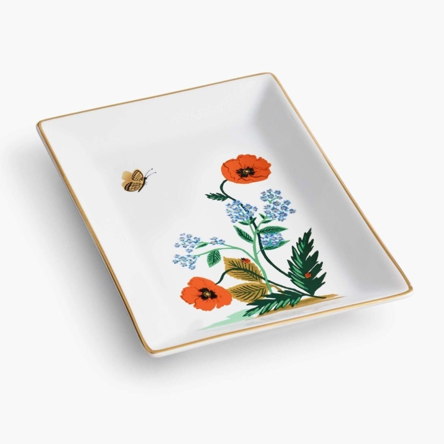 Poppy Botanical Catchall Tray