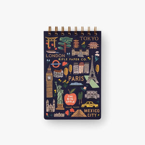 Top Spiral Notebook Bon Voyage